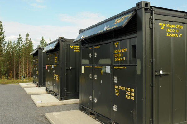 Container är en central del i försvarets logistik samt operationer