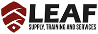 Logotyp: LEAF