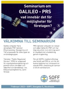 Seminarium om Galileo PRS