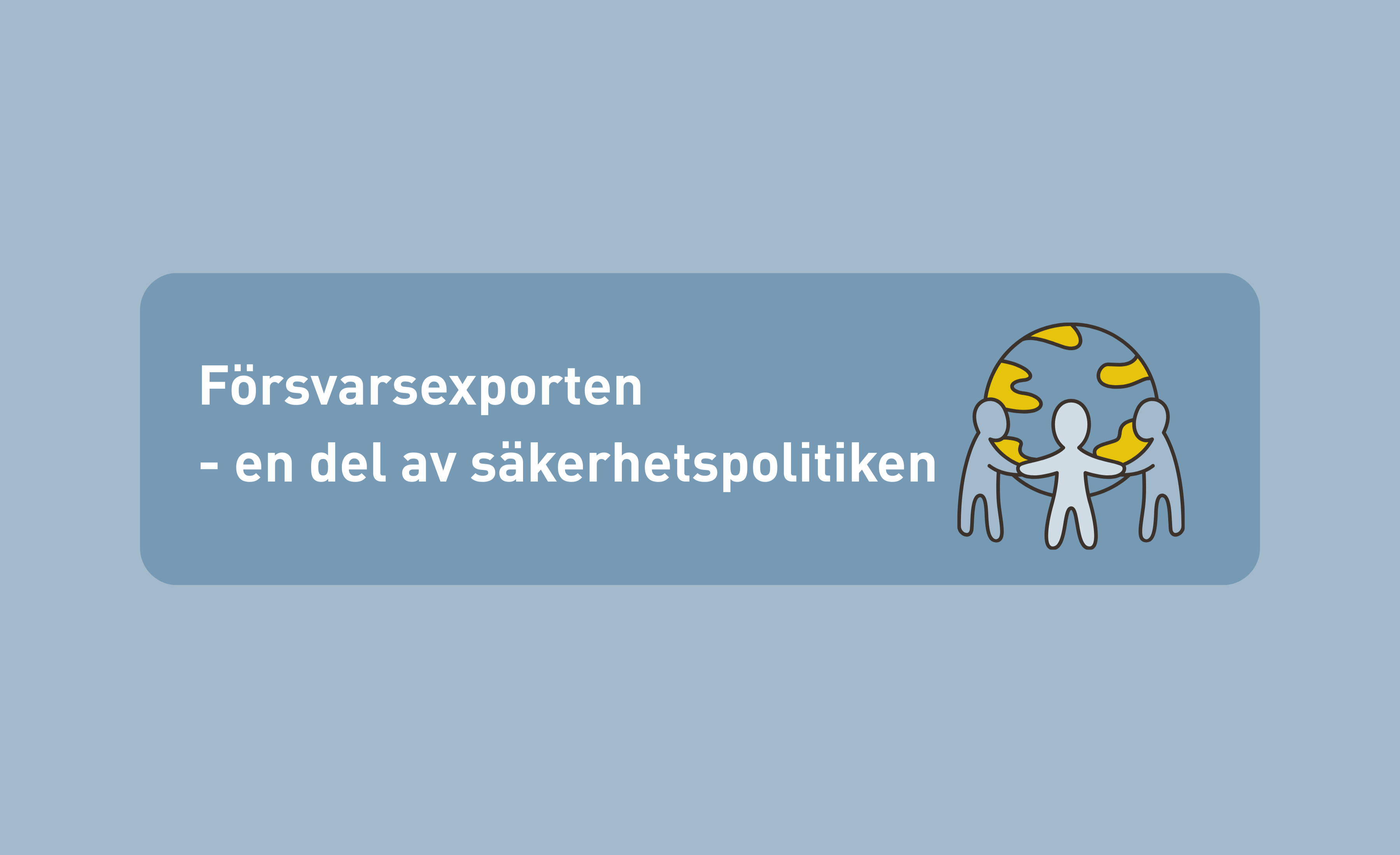 SOFF kommenterar försvarsexportsutredningen